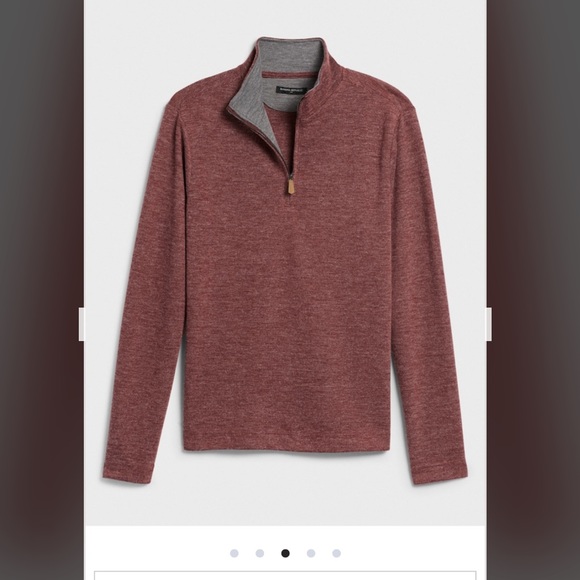 Banana Republic - Half Zip Sweater - Picture 2 of 8